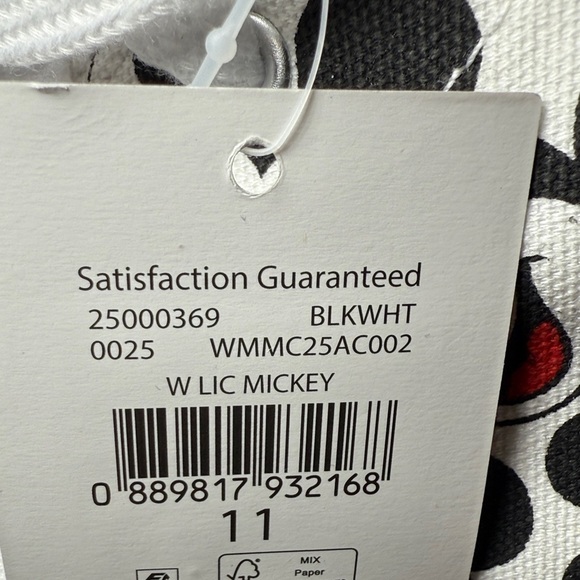 NEW! Disney Women's Mickey Mouse High-Top Lace-Up Sneakers Size 11 Shoes - Picture 5 of 8